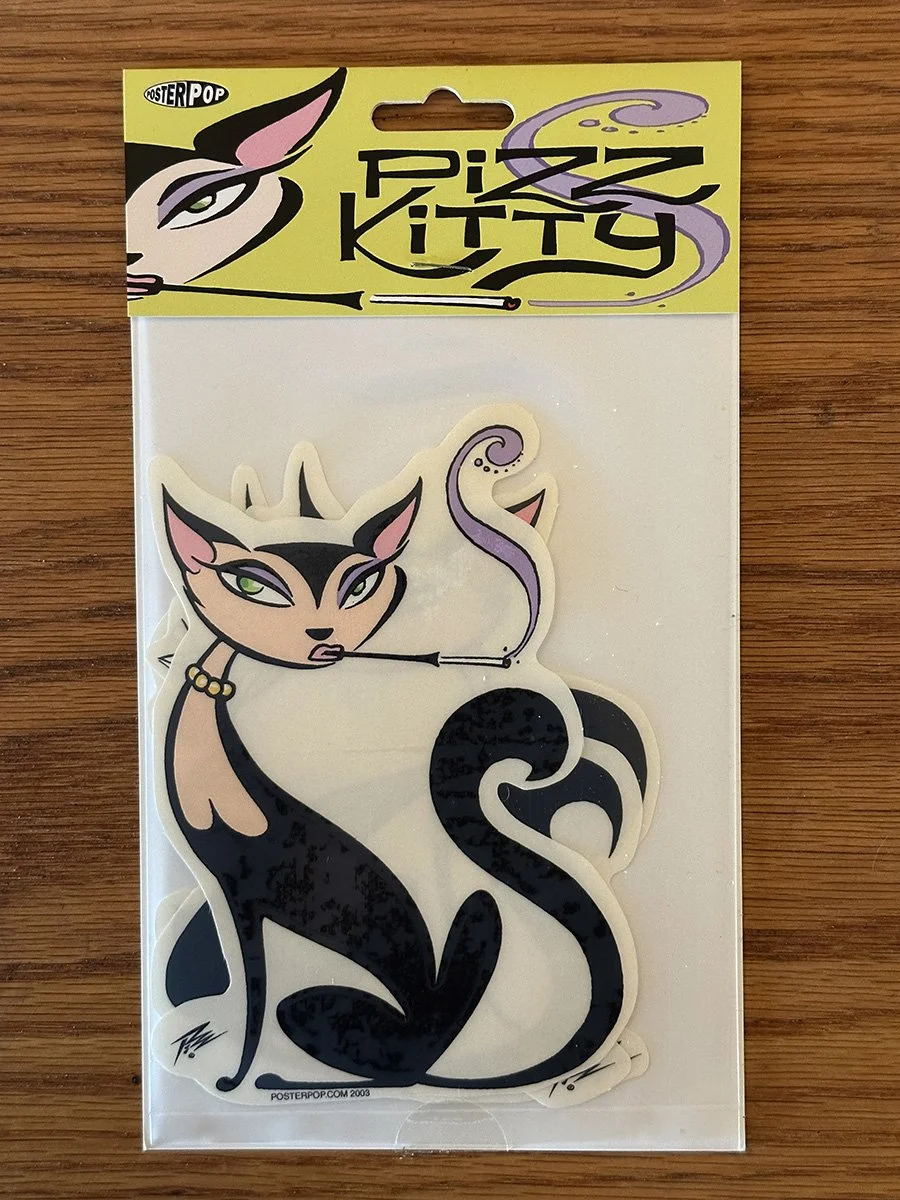 Pizz Kittens Tower Records Poster Pop Sticker Pack — PosterPop.com